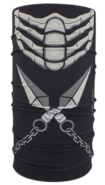 ZANheadgear Motley Tube Bone Breath