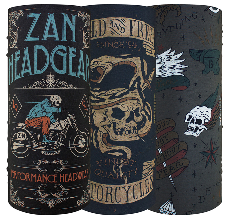 ZANheadgear Motley Tube 3Pack Vintage