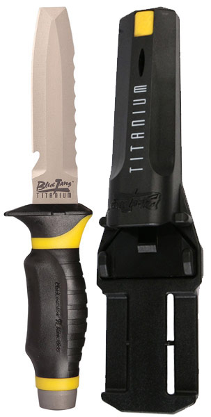 UW Kinetics Blue Tang Titanium Blunt