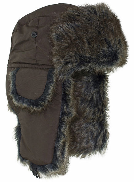 ZANheadgear Trooper Hat Brown
