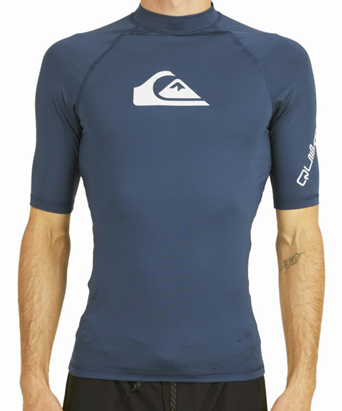 Quiksilver Mens All Time S/S Blue