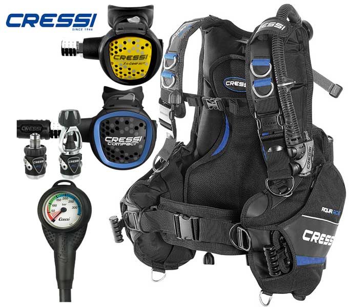 Cressi Aquaride BCD/MC9Compact/SPG Package 