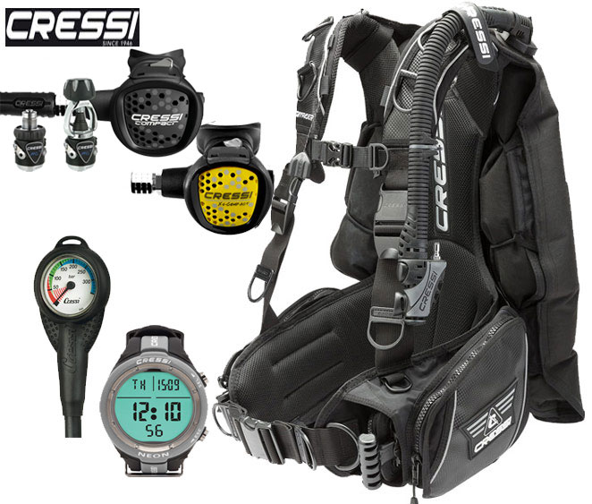 Cressi Commander BCD/MC9 Compact Package 