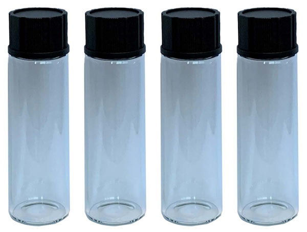 Detect Ed Glass Vials 4 pack