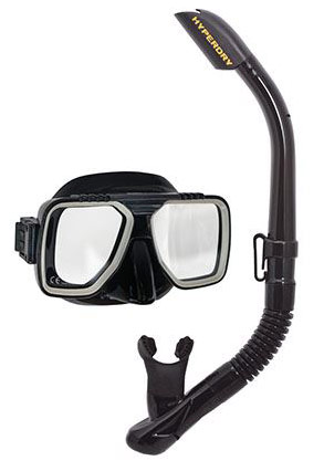 Tusa Liberator Mask & Snorkel Black