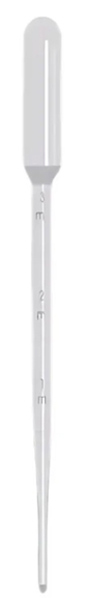 Detect Ed Plastic Pipette 3ml