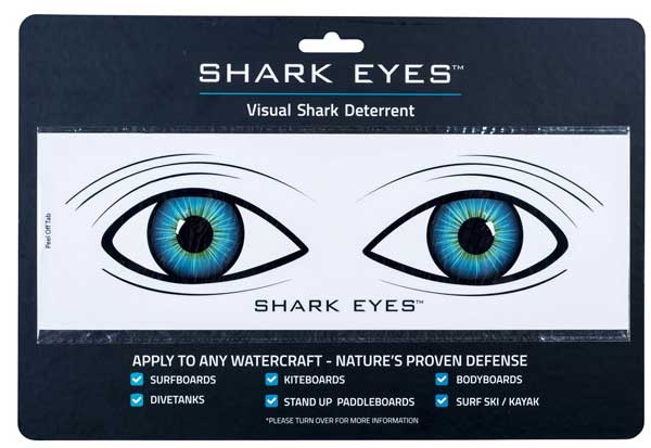 Shark Eyes Deterrent Sticker Decal 