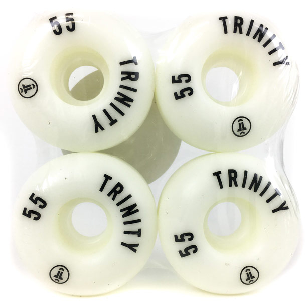 Trinity White Wheels 55mm  